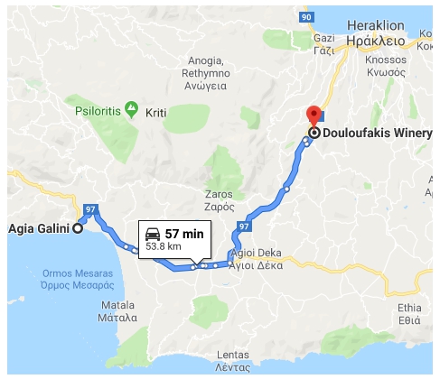 Agia Galini - Douloufakis Winery, Dafnes Kreta