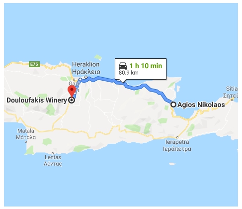 Agios Nikolaos - Douloufakis Winery, Dafnes Kreta