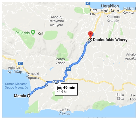 Matala - Douloufakis Winery, Dafnes Kreta
