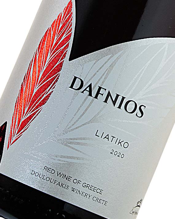 Dafnios Rotwein aus der Liatiko-Traubensorte
